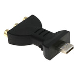 Max USB Male To 3 RCA Female Audio Video Adapter AV Converter Cable Cord HDTV TV