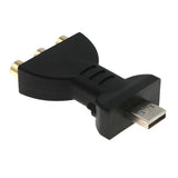 Max USB Male To 3 RCA Female Audio Video Adapter AV Converter Cable Cord HDTV TV