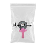Maxbell Manual DIY Plastic LetterEmbossing Typewriter 3D Mini Label Printer Pink