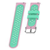 Maxbell Silicone Wristband For  Versa2 Smart Watch Replacement Pink+Green