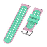 Maxbell Silicone Wristband For  Versa2 Smart Watch Replacement Pink+Green