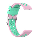 Maxbell Silicone Wristband For  Versa2 Smart Watch Replacement Pink+Green