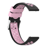 Maxbell Silicone Wristband For Fitbit Versa2 Smart Watch Replacement Black+Pink