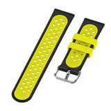Maxbell Silicone Wristband For Fitbit Versa2 Smart Watch Replacement Black+Yellow
