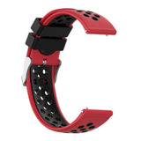 Maxbell Silicone Wristband For Fitbit Versa2 Smart Watch Replacement Red+Black1