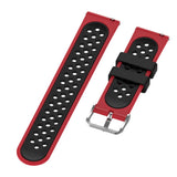Maxbell Silicone Wristband For Fitbit Versa2 Smart Watch Replacement Red+Black1