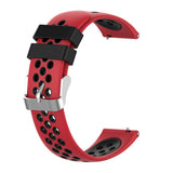 Maxbell Silicone Wristband For Fitbit Versa2 Smart Watch Replacement Red+Black1