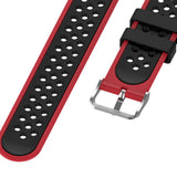 Maxbell Silicone Wristband For Fitbit Versa2 Smart Watch Replacement Red+Black1