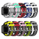 Maxbell Silicone Wristband For Fitbit Versa2 Smart Watch Replacement White+Gray