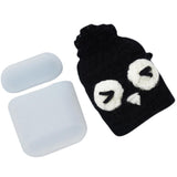 Maxbell Winter knit Cute cartoon Silicone Earphone Case For AirPods cover balck