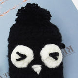Maxbell Winter knit Cute cartoon Silicone Earphone Case For AirPods cover balck