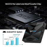 Maxbell HK1 SUPER Android 9.0 2GB/16GB RK3318+BT+Dual frequency WIFI Smart TV Box