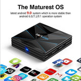 Maxbell HK1 SUPER Android 9.0 2GB/16GB RK3318+BT+Dual frequency WIFI Smart TV Box