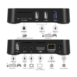 Maxbell mx 10 pro h6 4+64GB Smart TV Box Octa Core Android 9.0 Dual-band WIFI 6K US