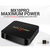 Maxbell mx 10 pro h6 4+64GB Smart TV Box Octa Core Android 9.0 Dual-band WIFI 6K US