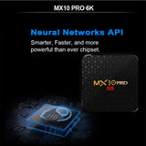 Maxbell mx 10 pro h6 4+64GB Smart TV Box Octa Core Android 9.0 Dual-band WIFI 6K US
