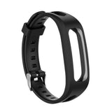 Max Silicone Wrist Strap Part for Huawei 4 Running band 3e Band 4e Black