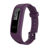 Max Silicone Wrist Strap Part for Huawei 4 Running band 3e Band 4e purple