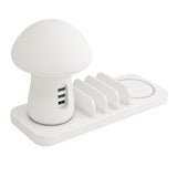 Maxbell 3 USB Multi Port Fast Wall Charger Quick Charging Station Dock -White EU