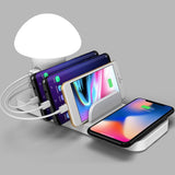 Maxbell 3 USB Multi Port Fast Wall Charger Quick Charging Station Dock -White EU