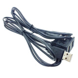 Max 1.5M Car Vehicle Universal Dual USB Audio Dashboard Mounted Extension Cable
