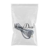 Max 1.5M Car Vehicle Universal Dual USB Audio Dashboard Mounted Extension Cable