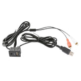Max Universal Car Audio USB/Aux Extension Cable 2RCA Car Aux USB Extender Cord