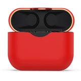 Max Silicone Protective Case Cover For Sony WF-1000XM3 Earphone red