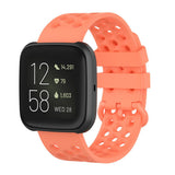 Max Big Quick Release Replaces Watch Band for Fitbit versa 2/1/lite Orange