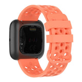Max Big Quick Release Replaces Watch Band for Fitbit versa 2/1/lite Orange