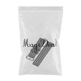Max Big Quick Release Replaces Watch Band for Fitbit versa 2/1/lite Black