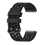 Max Big Quick Release Replaces Watch Band for Fitbit versa 2/1/lite Black