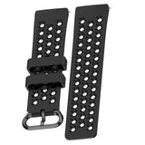 Max Big Quick Release Replaces Watch Band for Fitbit versa 2/1/lite Black