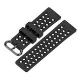 Max Big Quick Release Replaces Watch Band for Fitbit versa 2/1/lite Black