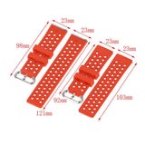 Max Big Quick Release Replaces Watch Band for Fitbit versa 2/1/lite Red