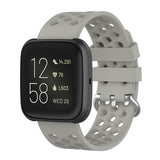 Max Big Quick Release Replaces Watch Band for Fitbit versa 2/1/lite Gray
