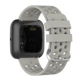 Max Big Quick Release Replaces Watch Band for Fitbit versa 2/1/lite Gray