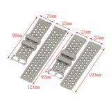 Max Big Quick Release Replaces Watch Band for Fitbit versa 2/1/lite Gray