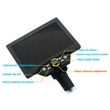 Maxbell 1200 Times New Digital Microscope HD 7 inch Repair Magnifier EU-adapter
