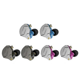 Maxbell Wired Dual Driver HIFI In-ear Earphone Metal Hybrid In Ear Headset Blue
