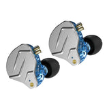 Maxbell Wired Dual Driver HIFI In-ear Earphone Metal Hybrid In Ear Headset Blue