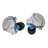 Maxbell Wired Dual Driver HIFI In-ear Earphone Metal Hybrid In Ear Headset Blue