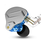 Maxbell Wired Dual Driver HIFI In-ear Earphone Metal Hybrid In Ear Headset Blue
