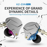 Maxbell Wired Dual Driver HIFI In-ear Earphone Metal Hybrid In Ear Headset Blue