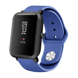 Maxbell 20mm Quick Release Silicone Replaces Watch Band Bracelet Strap Light Blue