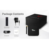 Maxbell TX6 Android 9.0 TV BOX H6 Quad Core BT 4.1 WiFi 4K 3D Media Player 4+32G Single Frequency