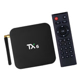 Maxbell TX6 Android 9.0 TV BOX H6 Quad Core BT 4.1 WiFi 4K 3D Media Player 4+32G Single Frequency
