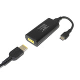 Max Portable Square to Tpye-C Female to Male Adapter Converter Laptop Charger