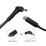 Max TYPE-C Bus w/ PD Trick Chip for ASUS laptop Power Adapter Male Plug Cnverter
