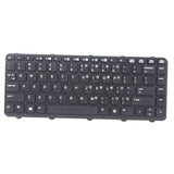 Max Keyboard for HP Probook 430 G1 US keyboard with Black Frame
